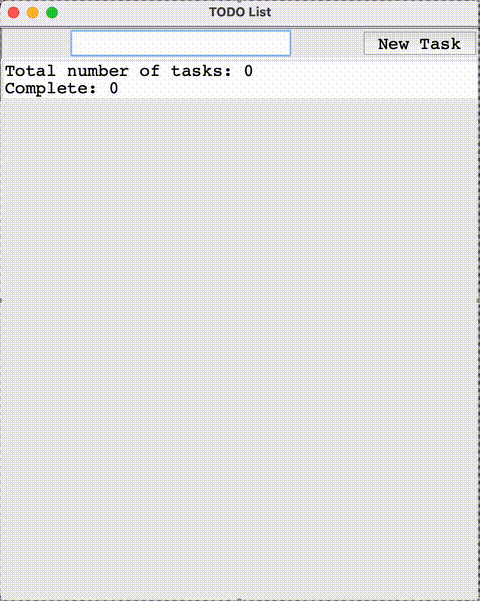 TODO list screencast