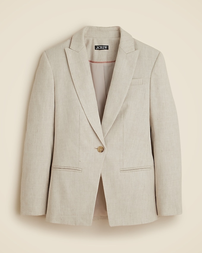 Alexandra Blazer in Stretch Linen Blend