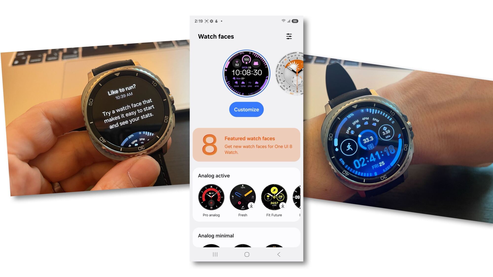 Watch faces and watch face gallery on samsung galaxy watch