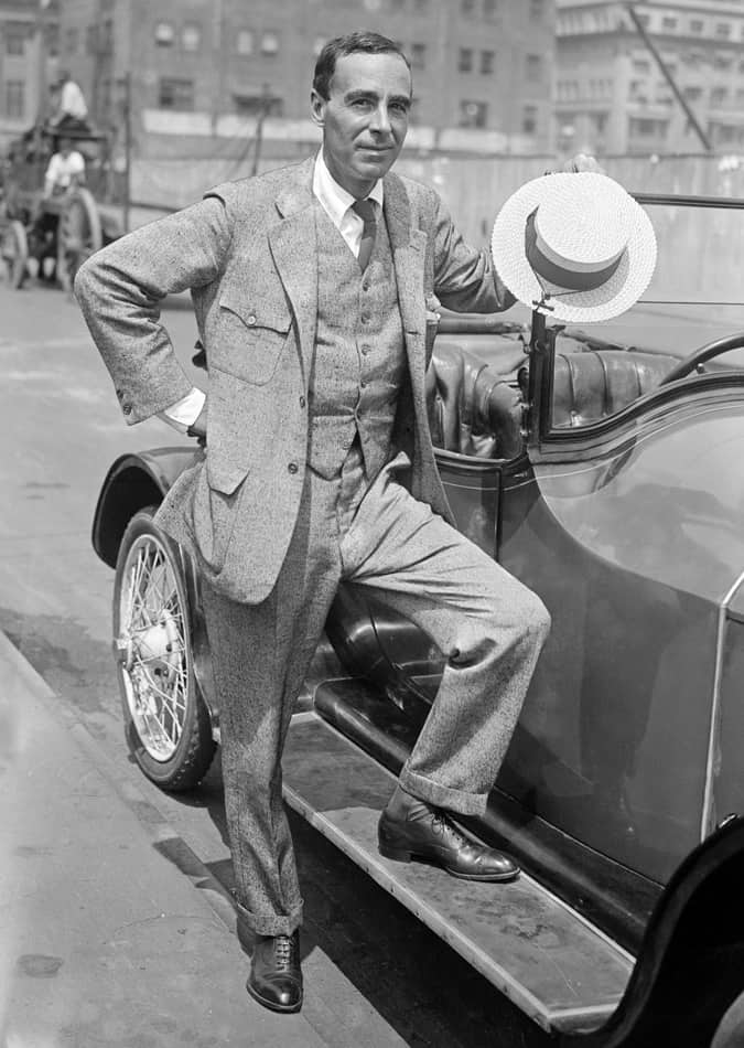 Winston Churchill an American novelist in New York City, 1916