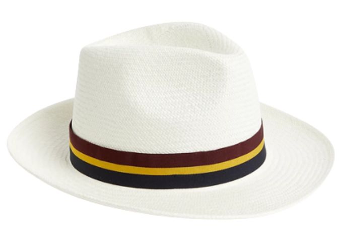 M&S Collection Straw Panama Hat