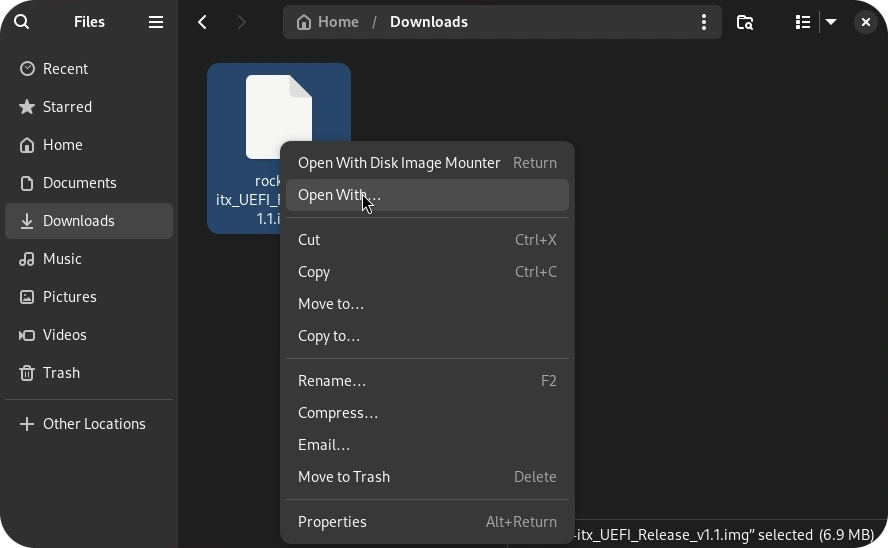Gnome disk utility.