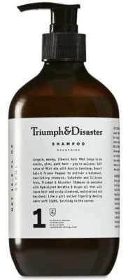 Tops among the best-smelling shampoos for men: Triumph & Disaster Shampoo