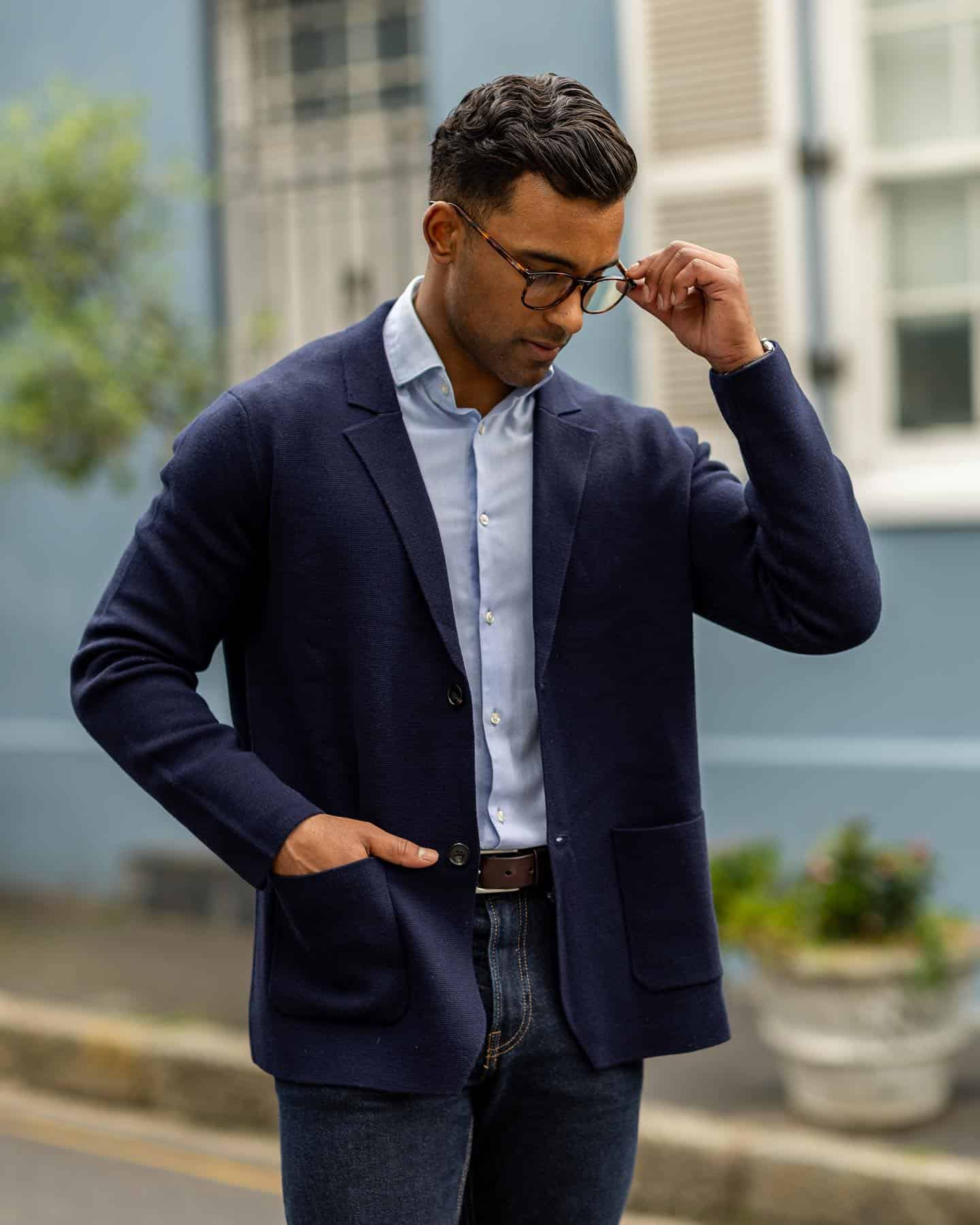 man with eye glasses