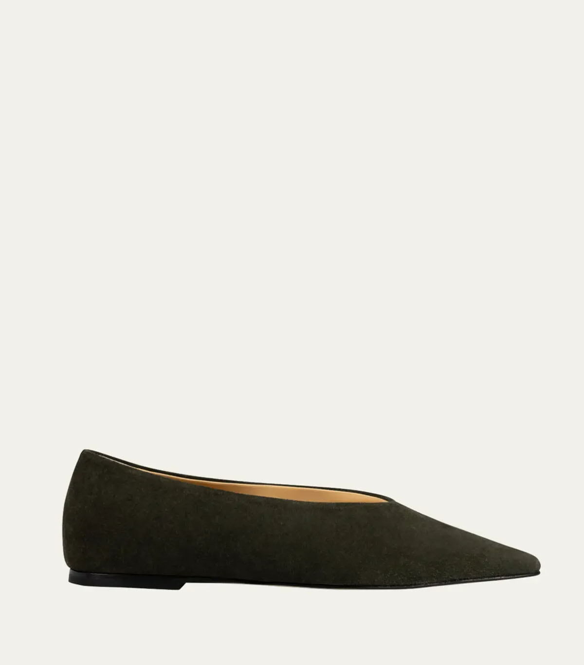 Dear Frances, Topo Suede Ballerina Flats