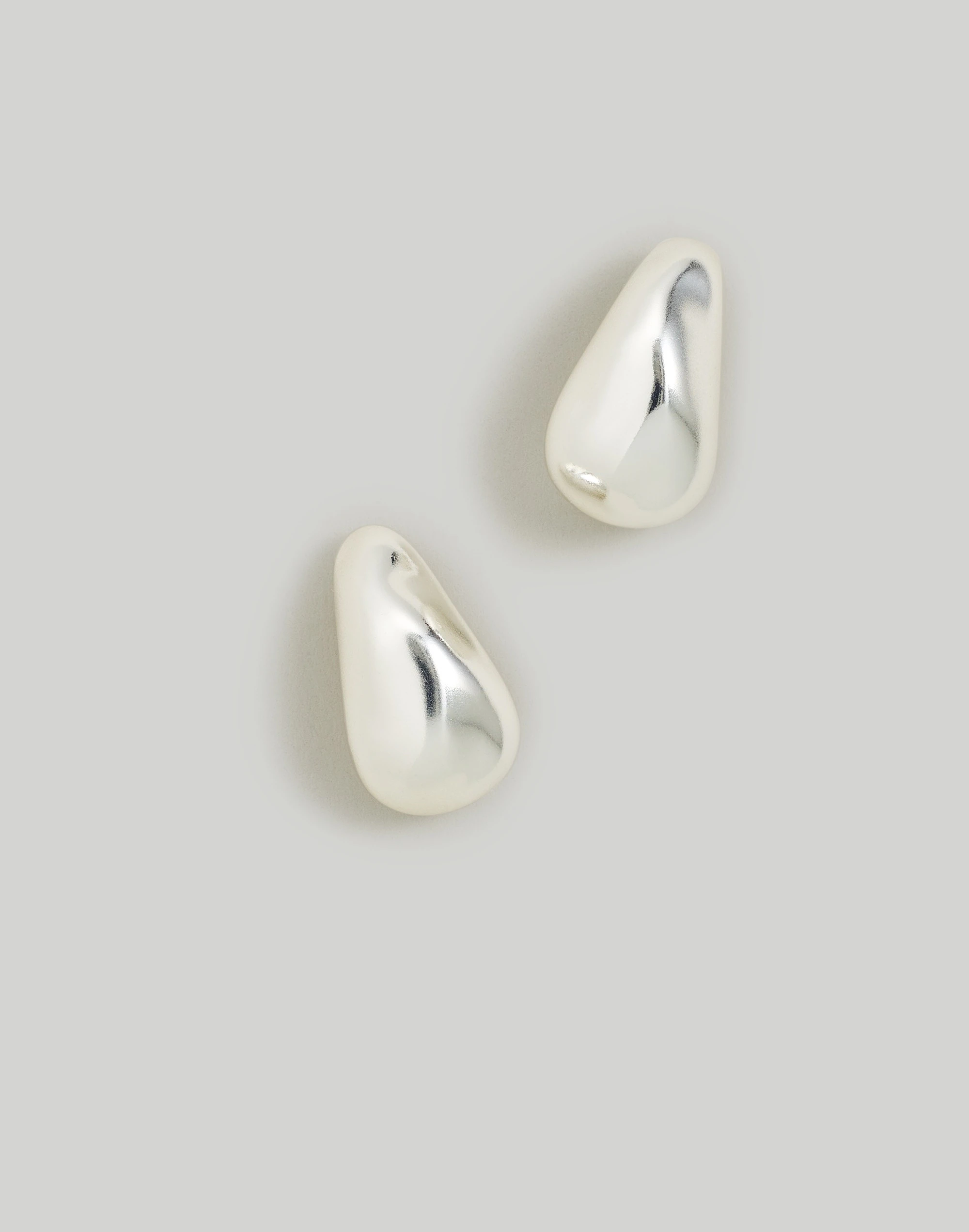 Sculptural Droplet Statement Earrings