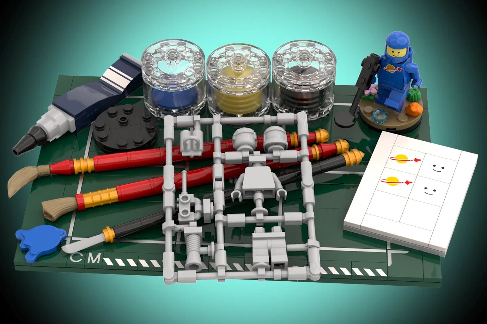 Lego Ideas Build Paint Play