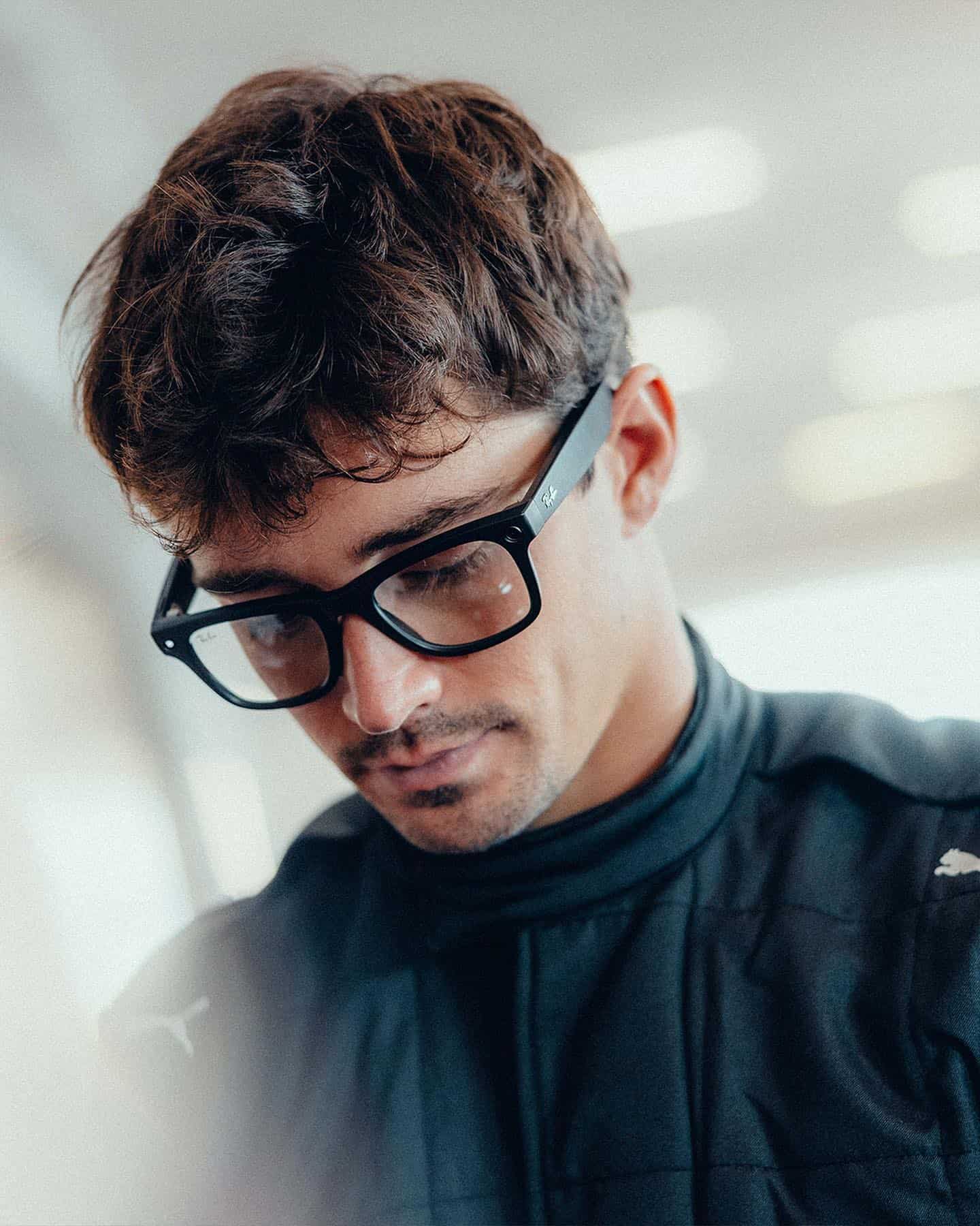 man wearing the ray-ban meta optics