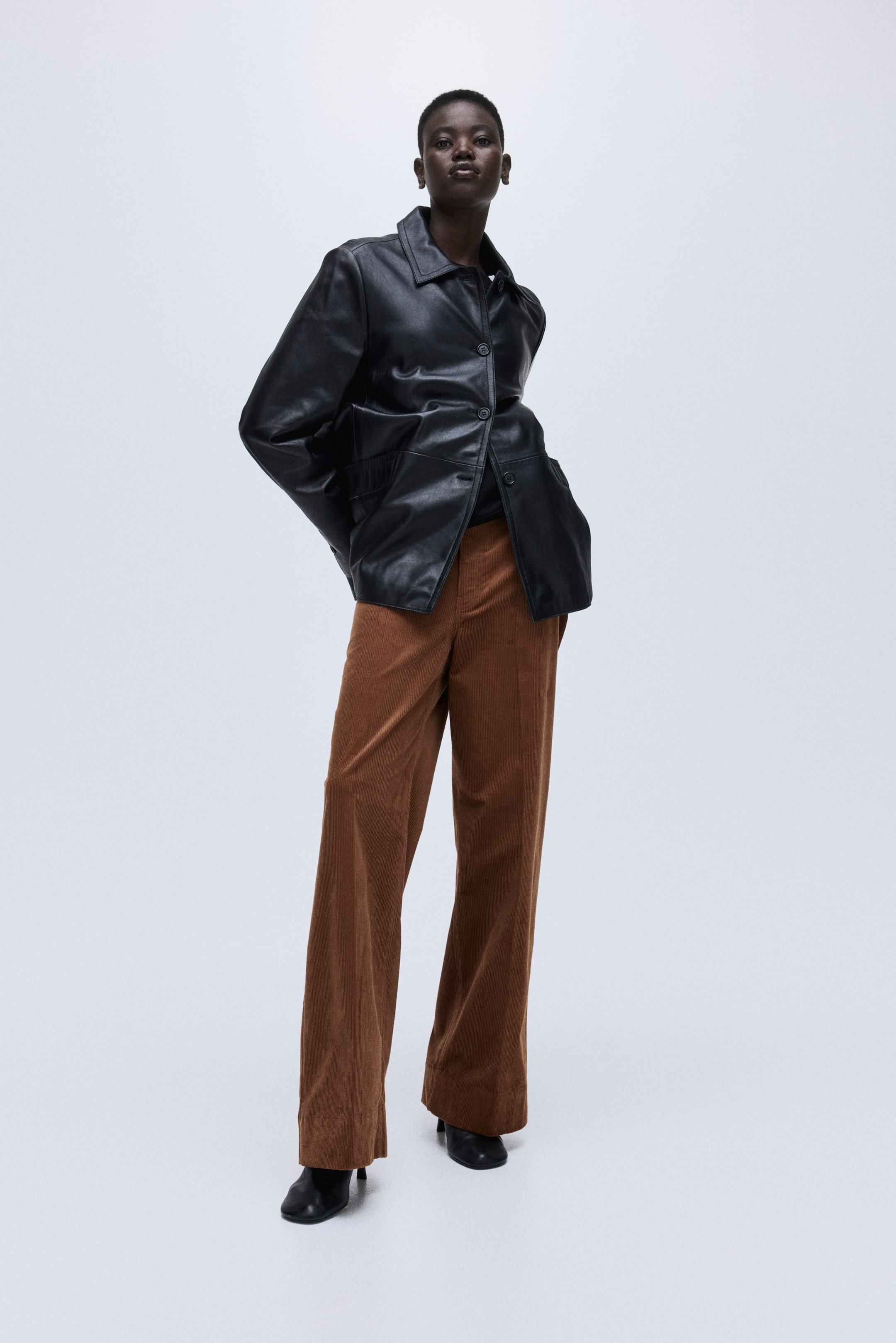 Corduroy Trousers - Brown