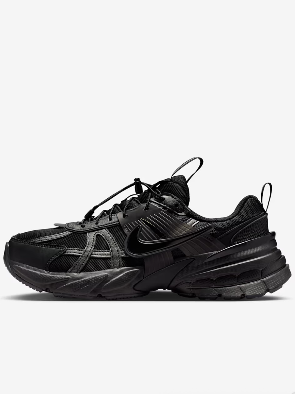 Nike V2k Run Women's Shoes - Black/metallic Silver/anthracite/black - Size 5