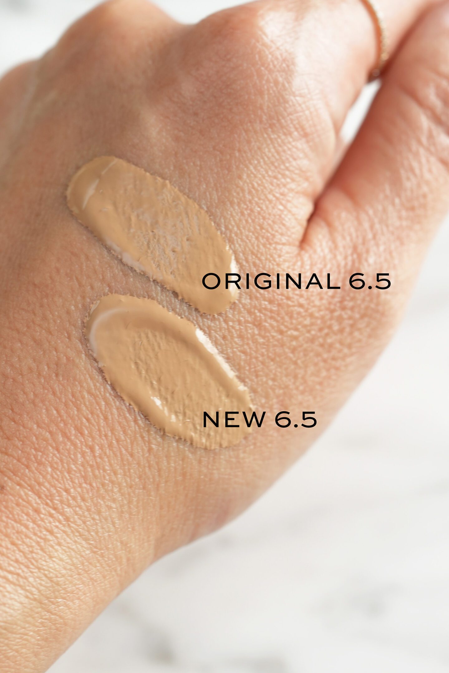 Armani Luminous Silk Foundation new formula review Shade 6.5