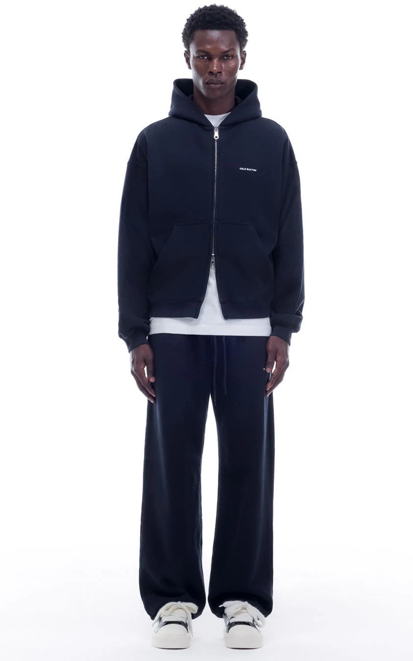 Cole Buxton VINTAGE MINI LOGO ZIP HOODIE