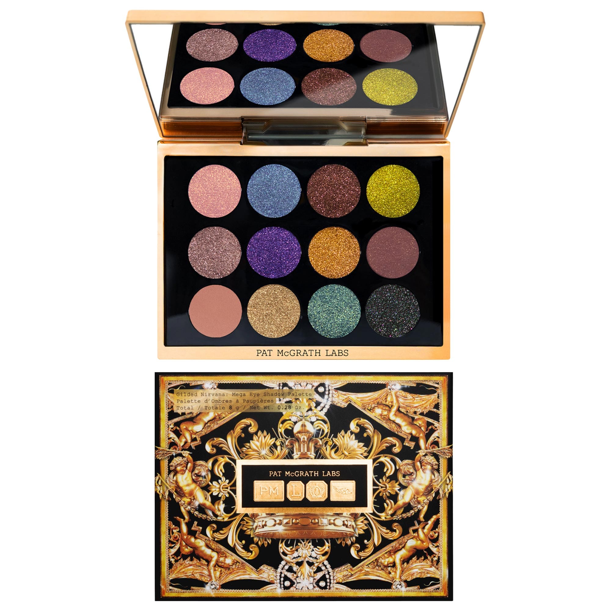 Gilded Nirvana: Mega Eye Shadow Palette
