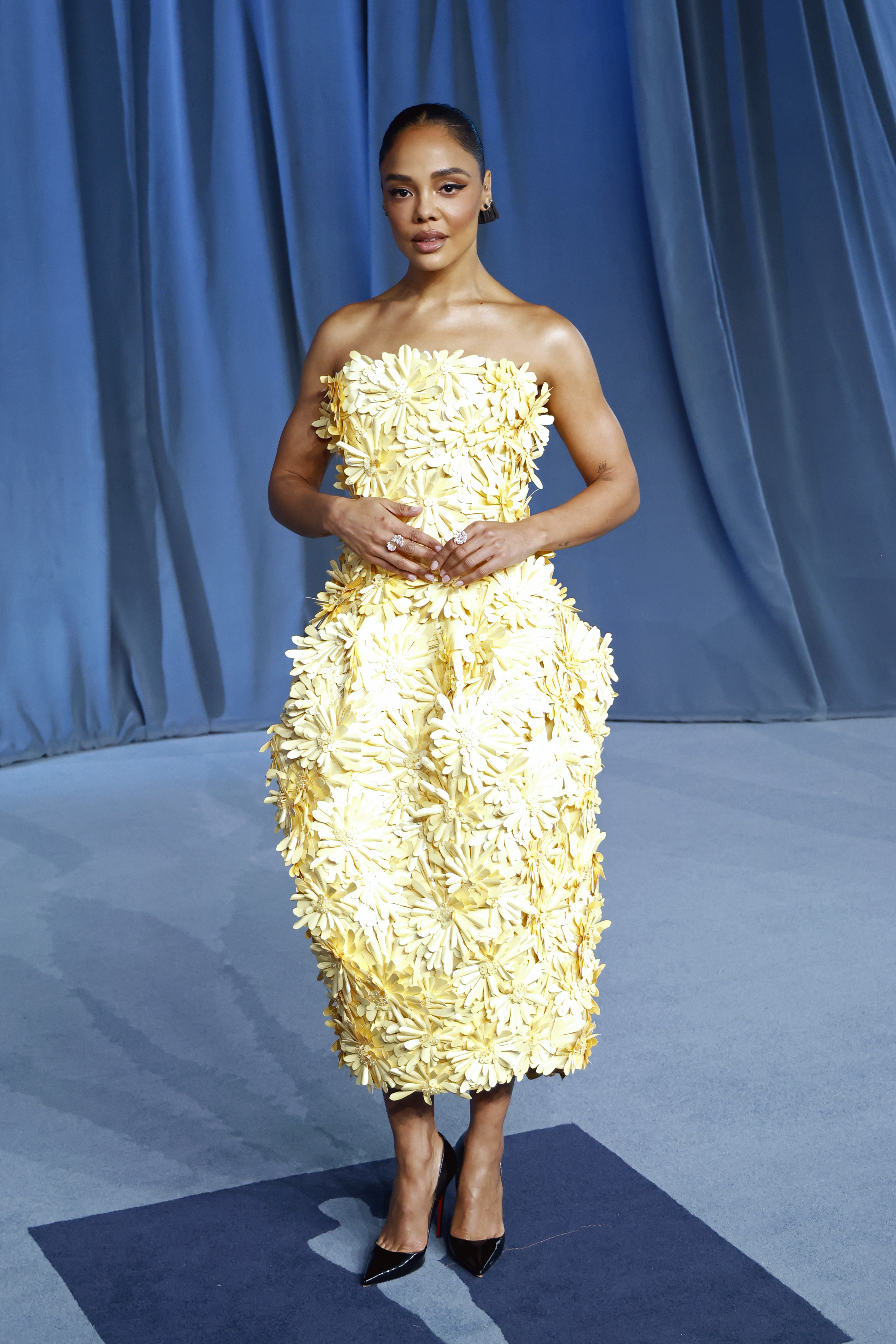 Tessa Thompson in Balenciaga at Academy Gala