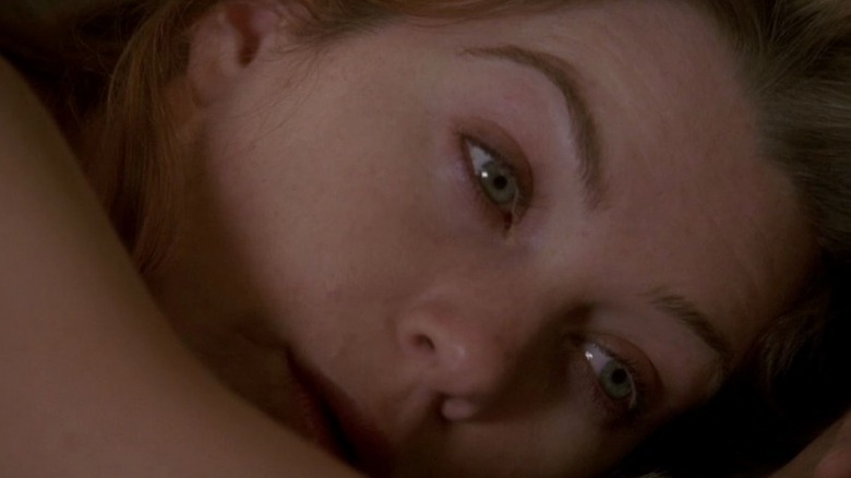 Meredith Grey waking up in the morning