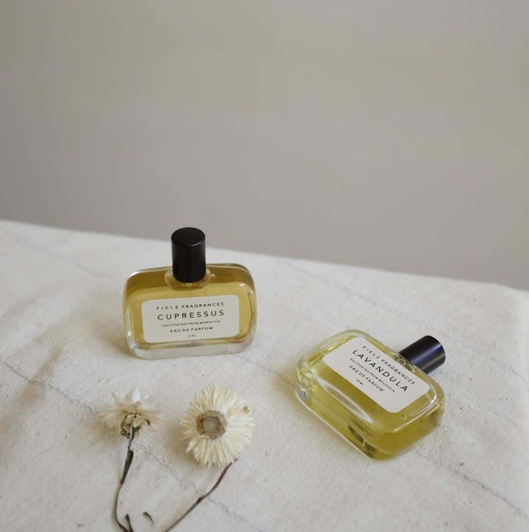 two bottle of fragrances by Fiele